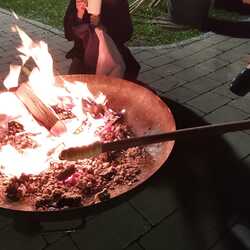 Lagerfeuer mit Steckerlbrot